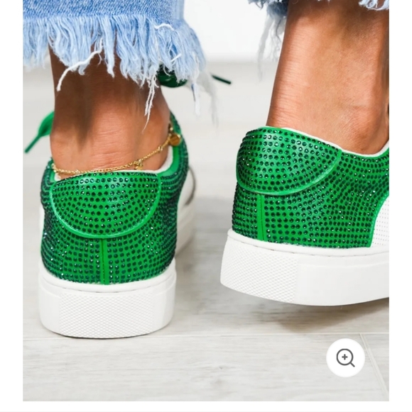 "Legendary"  Crystal Paved Sneakers - Picture 3 of 5